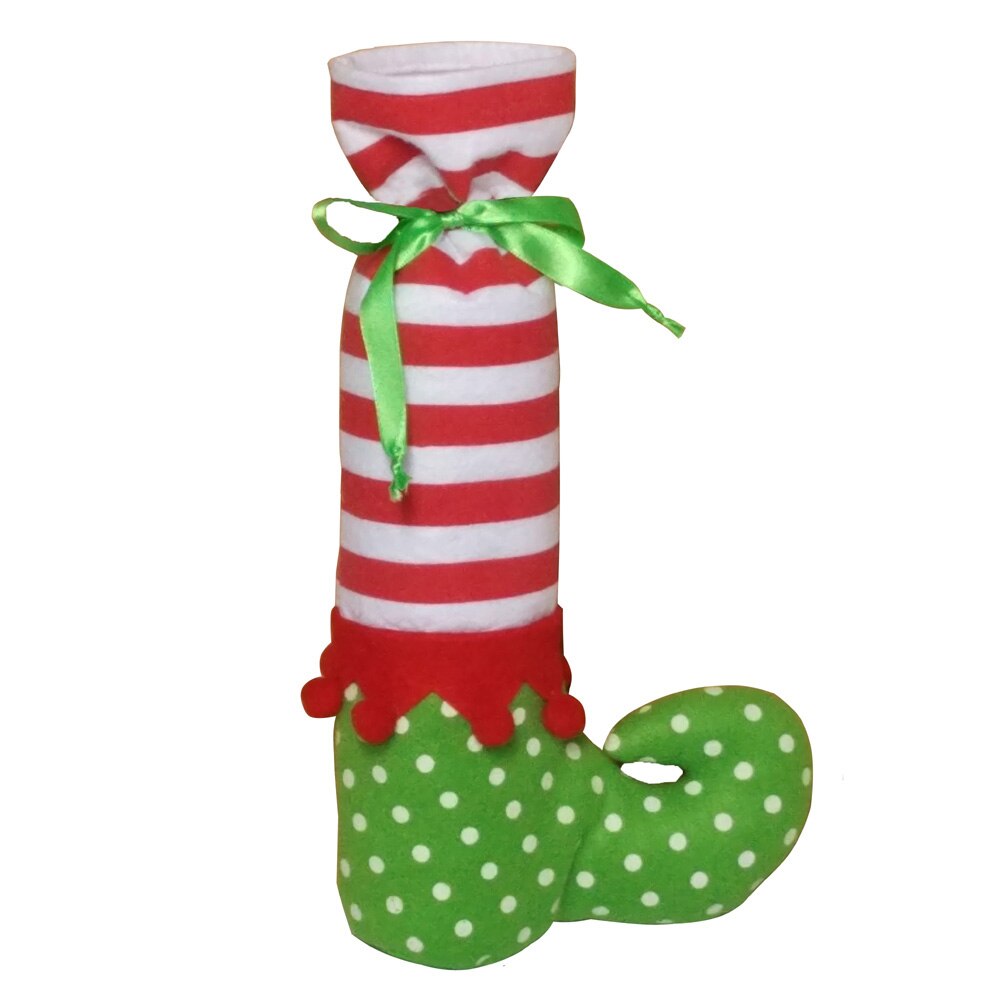 Nieuwste kerstman elf schoen laars bretels snoepzak kerstsok sokken: 2