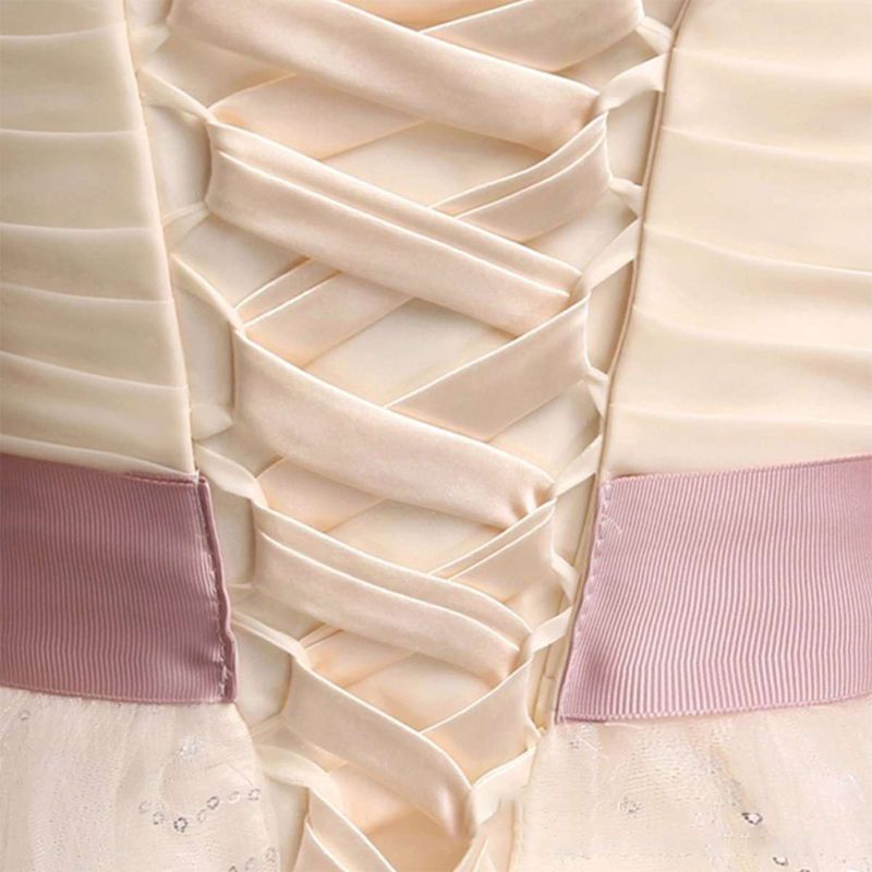 118Inch Wedding Dress Zipper Replacement Adjustable Corset Back Kit Lace-Up Satin Ribbon Ties for Bridal Banquet Evening Gown: 5