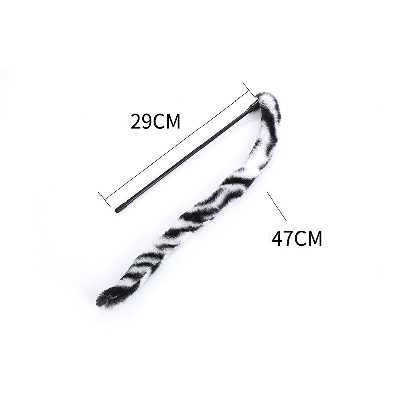 Varita de gato de juguete con plumas para gatos, juguete interactivo para gatos, varita de colores, suministros de Gato, accesorios para gatos: 5
