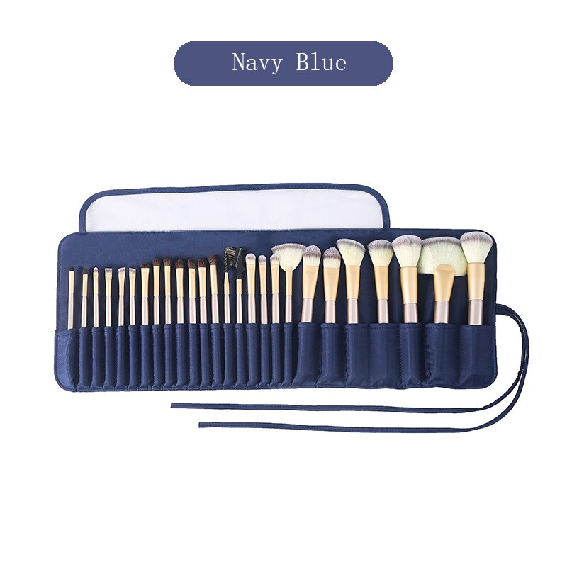 Beroep Make Up Borstels Organizer Draagbare Make-Up Borstel Case Lege Cosmetische Houder Reizen Make Up Gereedschap Tas Pouch Pocket: Deep Blue