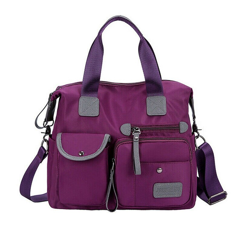 Grote dames multi pocket messenger handtassen crossbody tassen schoudertassen