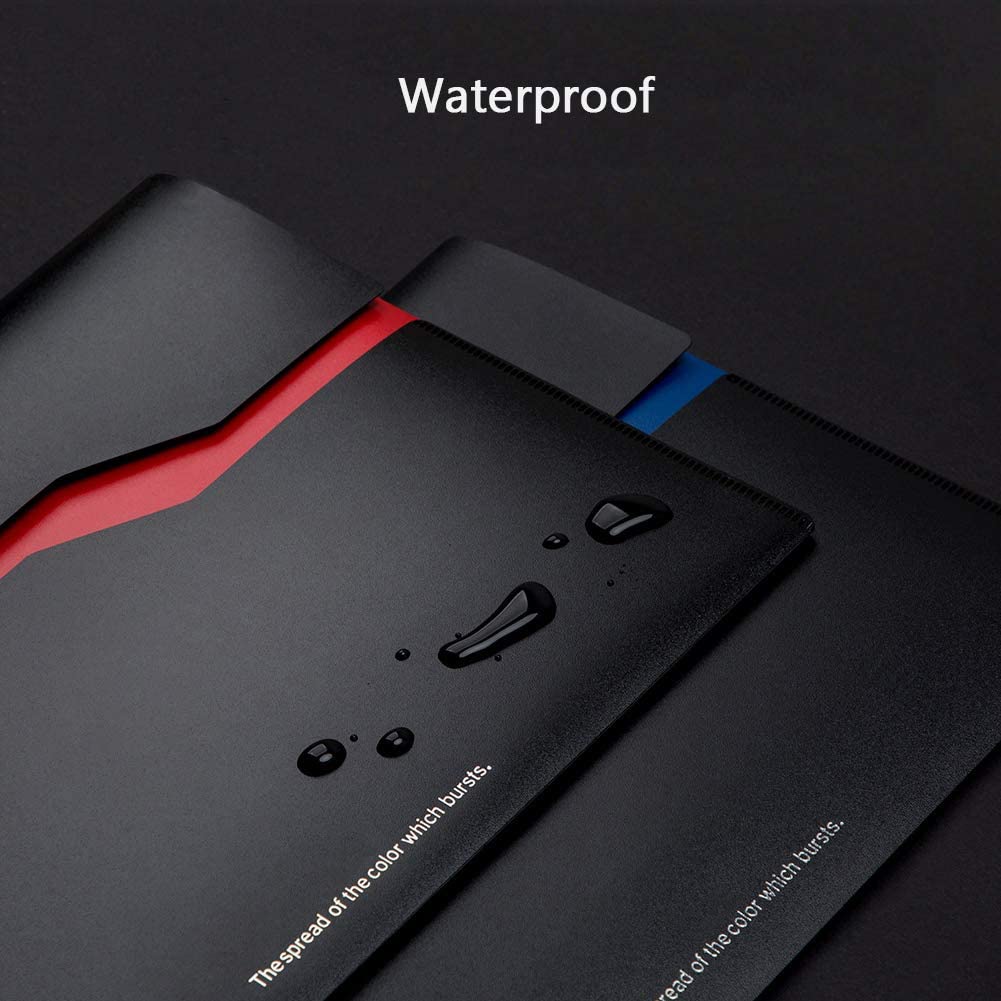 A4 File Envelope Folder Double-Layer Plastic Clip with Snap Fastener Ploy Document File Organizer for School/Home/Office