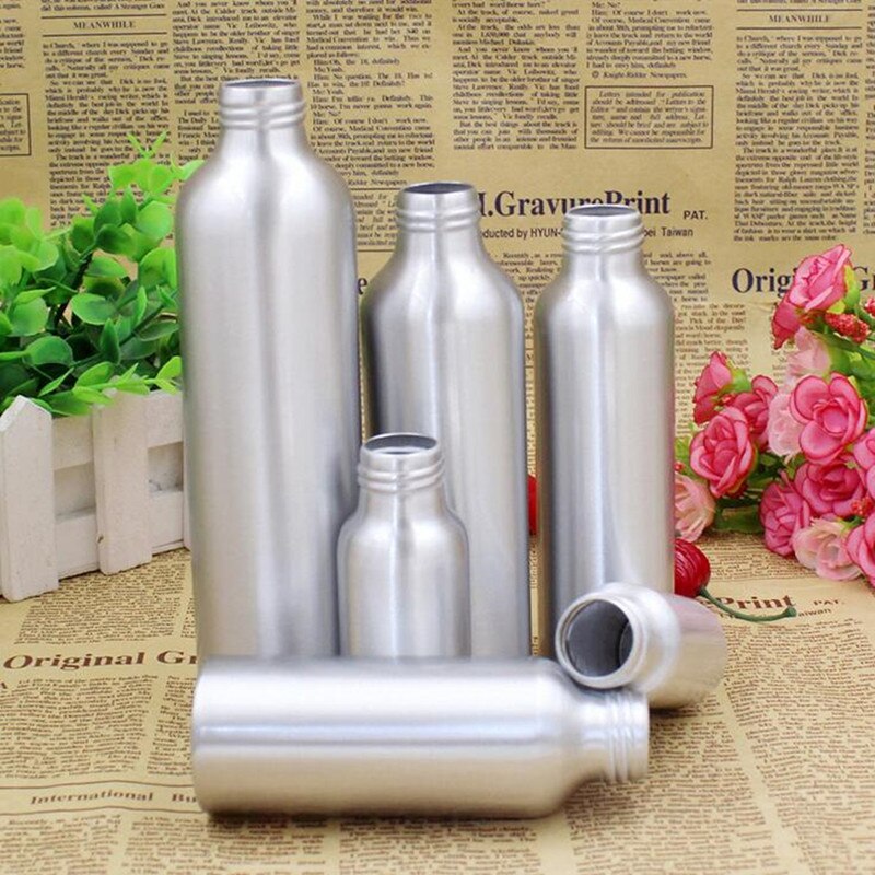 1Pc 30/50/100/120/150/250ml Aluminum bottle mice spray bottle Fine Mist Aluminum Refill Bottle Mouse Portable Spray Bottles