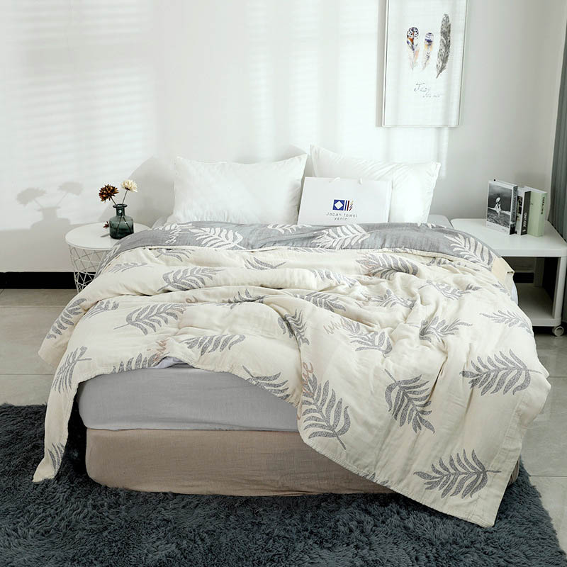 Atmungsaktive Bettwäsche Decken für Erwachsene freundlicher Bett Abdeckungen Sommer Luft Tröster Bettdecke Blick Klimaanlage Sommer Decke: 150x200cm / D