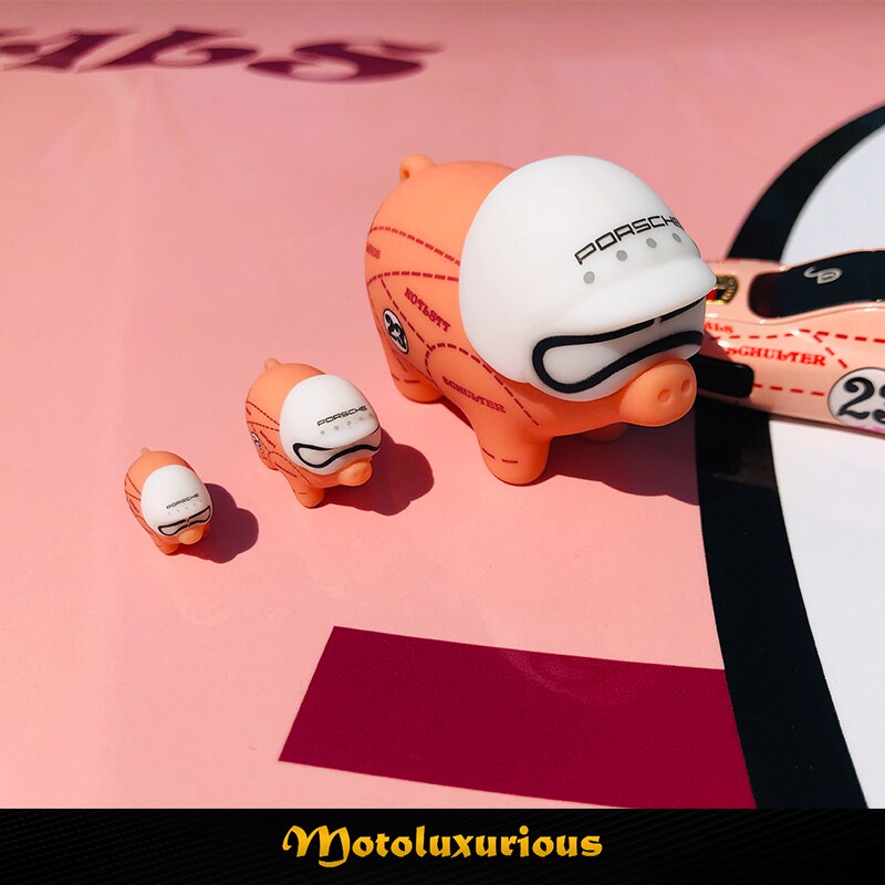 Pink pig super cute doll 64 / 43 / 18 ratio silica gel color box packaging can be placed