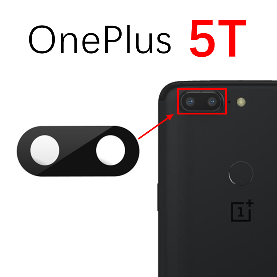 Hinten Zurück Kamera Glas Objektiv Für OnePlus 3 5 5T 6 6T 7 7T 8 8T 9 Pro Nord N100 Kamera Glas Abdeckung Ersatz Mit Klebeband