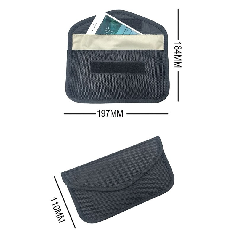Signal Blocking Bag Car Fob Signal Blocker Faraday Bag Signal Blocking Bag Shielding Pouch Wallet Case for Car Key