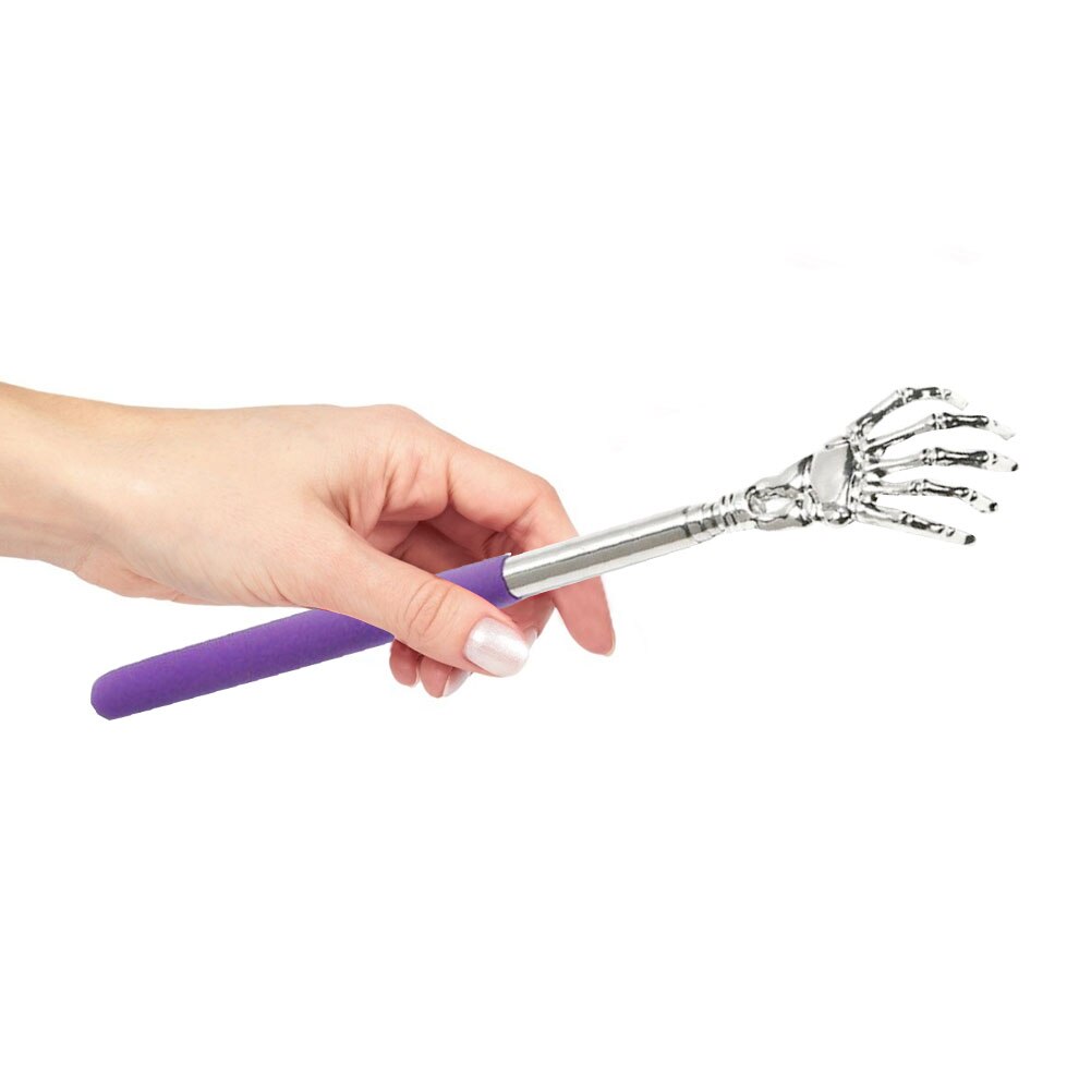 Stainless Steel Back Scratcher Extendable Telescopic Handle Massager Blood Circulation Relax Health Back Scratching Tool Random