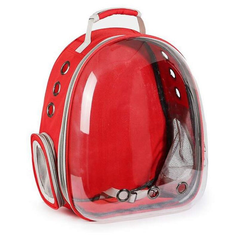 Sac à Dos Transport Chat Chien Jusqu'à 10 Kg - Fenêtre Transparente, Respirant, Pliable, Dimensions 36x32x25 Cm