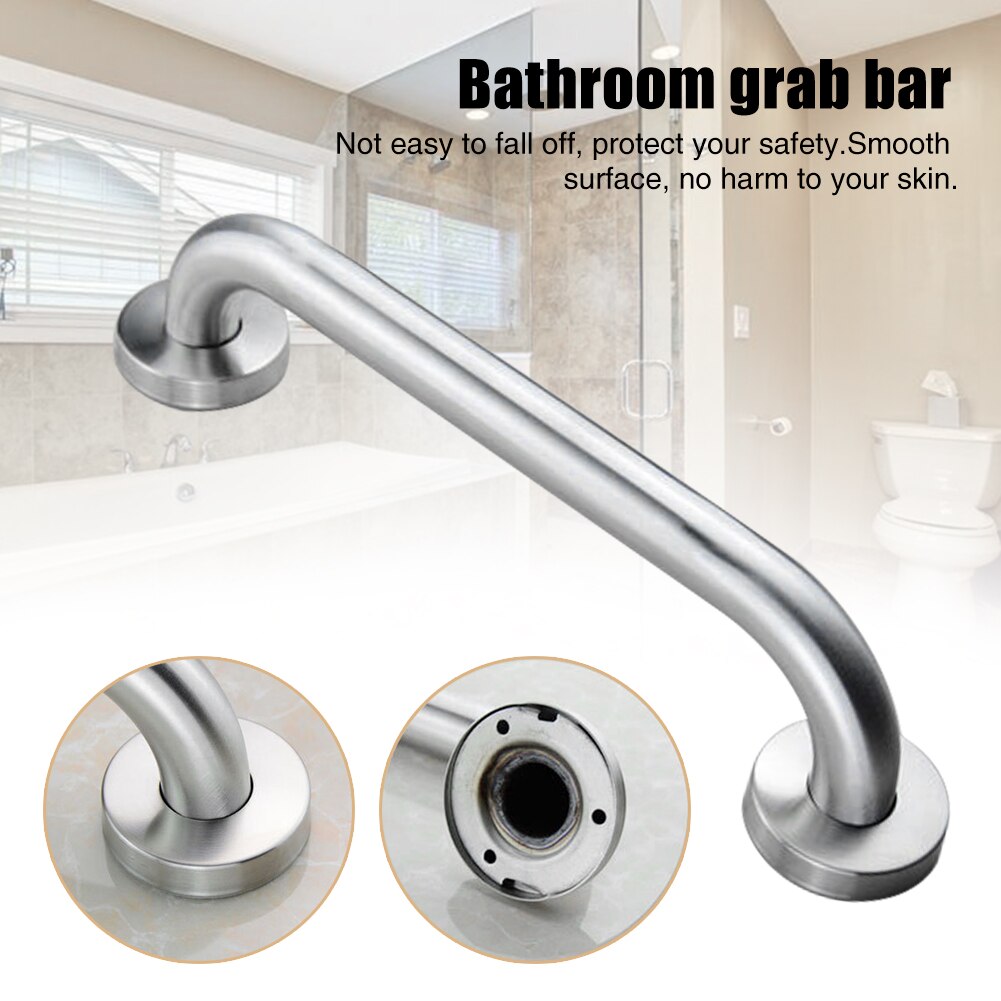 Bathroom Grab Bar Shower Stairs Stainless Steel Non Slip Wall Mount Toilet Safety Handle Tub Handrail Support Disability Aid