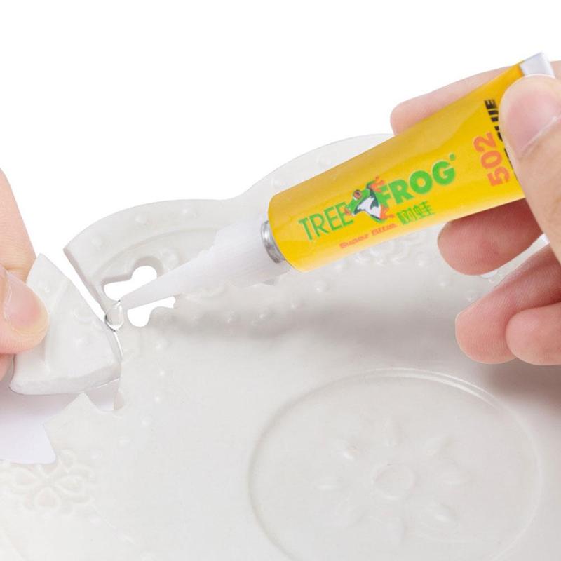 Pegamento líquido para uñas, adhesivo de cianoacrilato de vidrio y cuero, adhesivo instantáneo de gran Unión, para tienda de papelería, Gel para uñas, 502