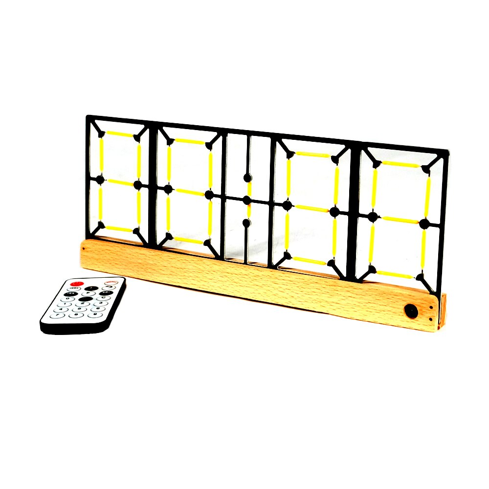 Candle light / Analog glow tube/ Ceramic Filament lamp clock / Retro desktop / Simple style with remote control Night light