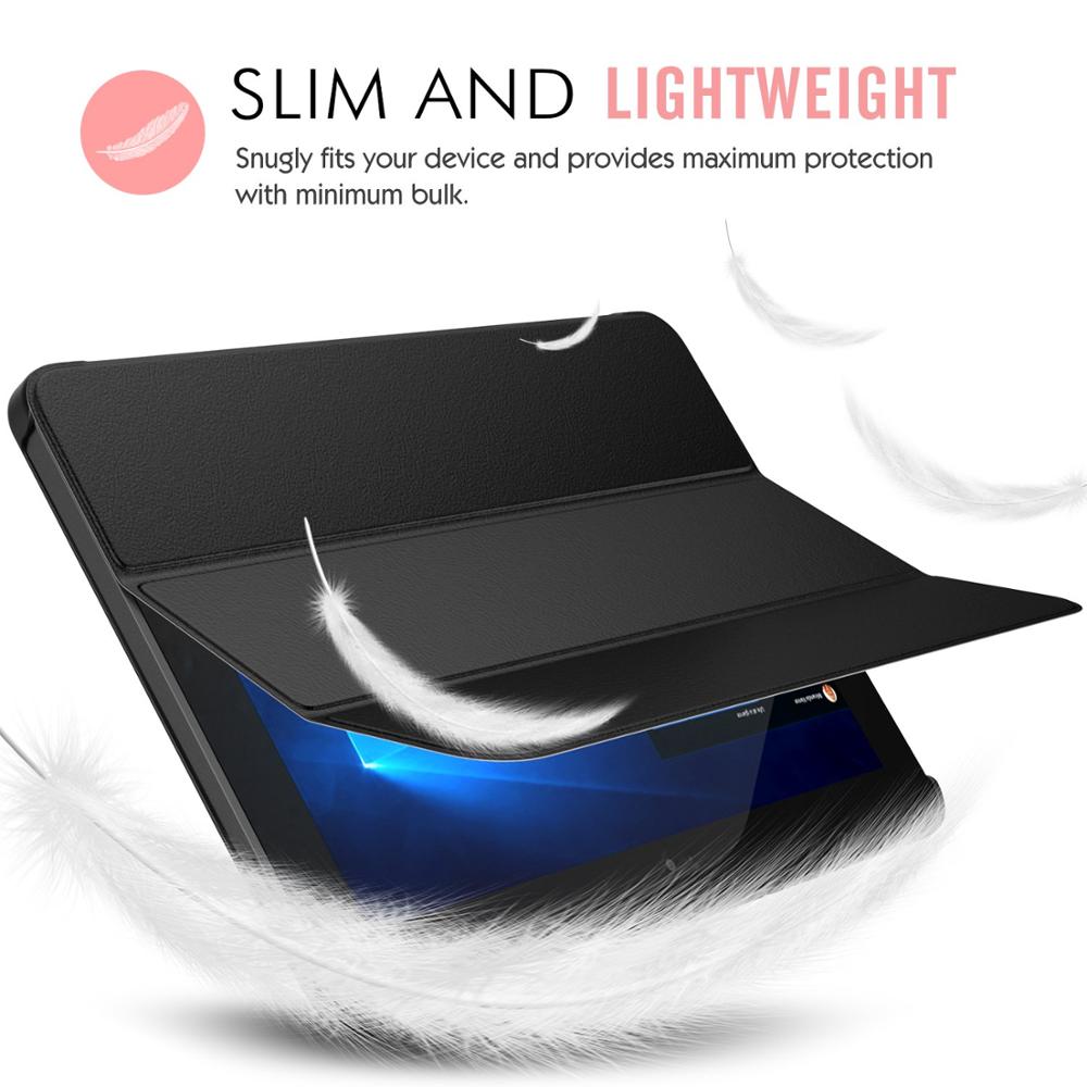 Case Voor Asus Transformer Boek T101HA, ultra Slim Tri-Fold Leather Stand Cover Met Auto Wake/Sleep Voor Asus 10.1 ''Release