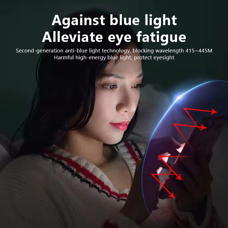 Blaulichtfilter-schutzfolie aus gehärtetem glas mit vollständiger abdeckung und blickschutz für oneplus 10 pro 5g