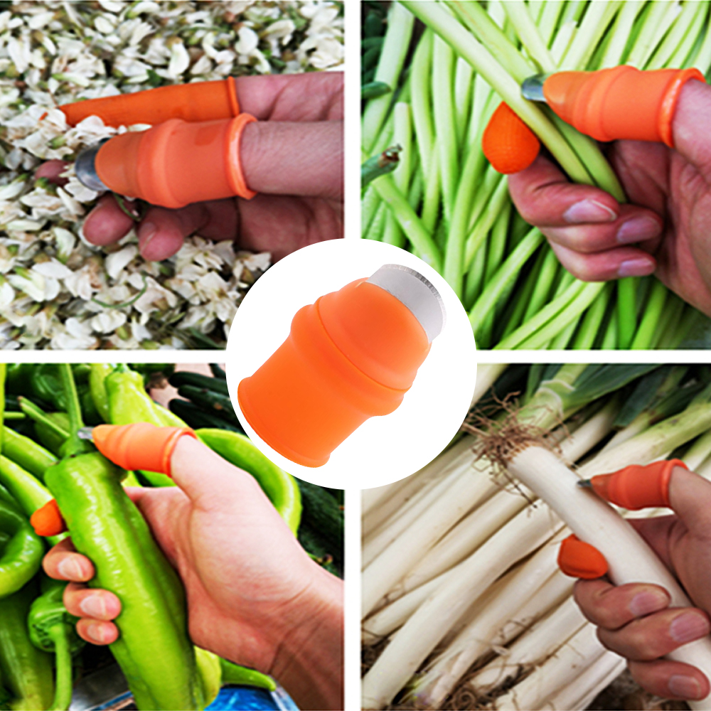 Thumb Cutter Separator Finger Tools Picking Device For Garden Harvesting Plant Fruit Vegetable Thumb Cutter Kitchen Gadget 3
