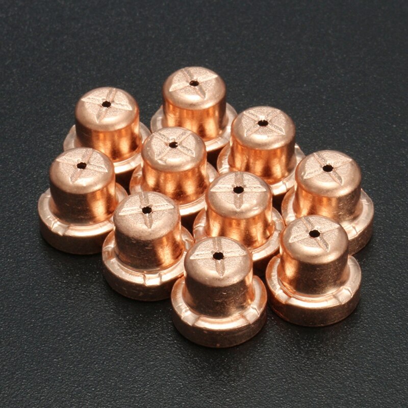 32pcs For PT 31 LG-40 40a Standard Size Plasma Cutting Torch Cutter Consumables Extended Tip Nozzles Electrode