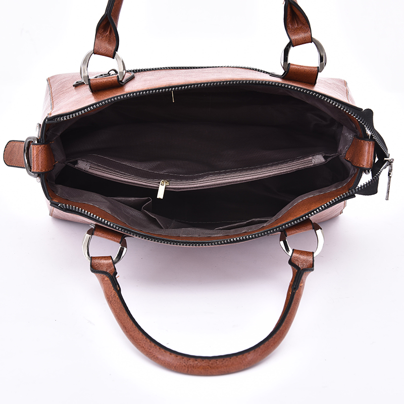 Marken-damen-schultertasche, damenhandtasche aus pu-leder, retro-umhängetasche, motorrad-umhängetasche