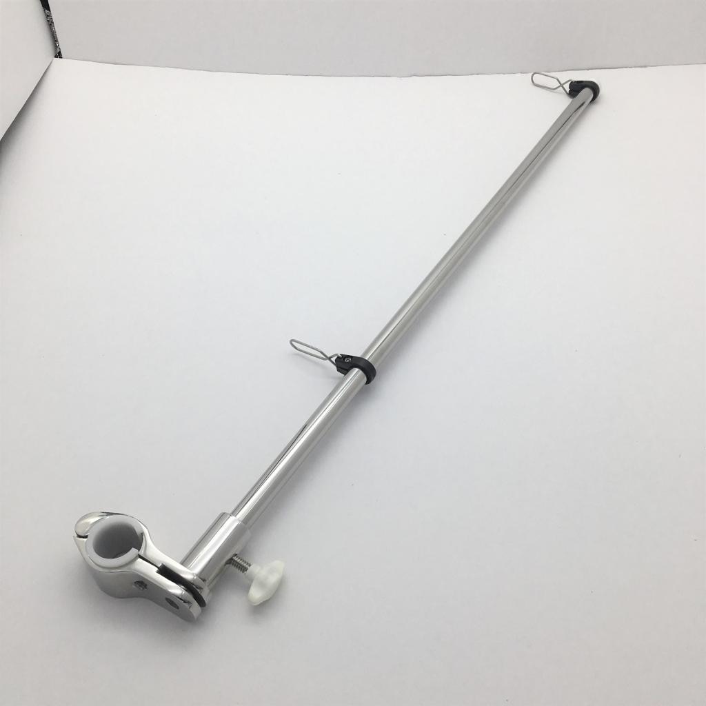 21inch Flag Pole, Stainless Steel Spinning Flag Pole with Bracket Wall Mount Flag Pole for Commercial, Residential, Outdoor