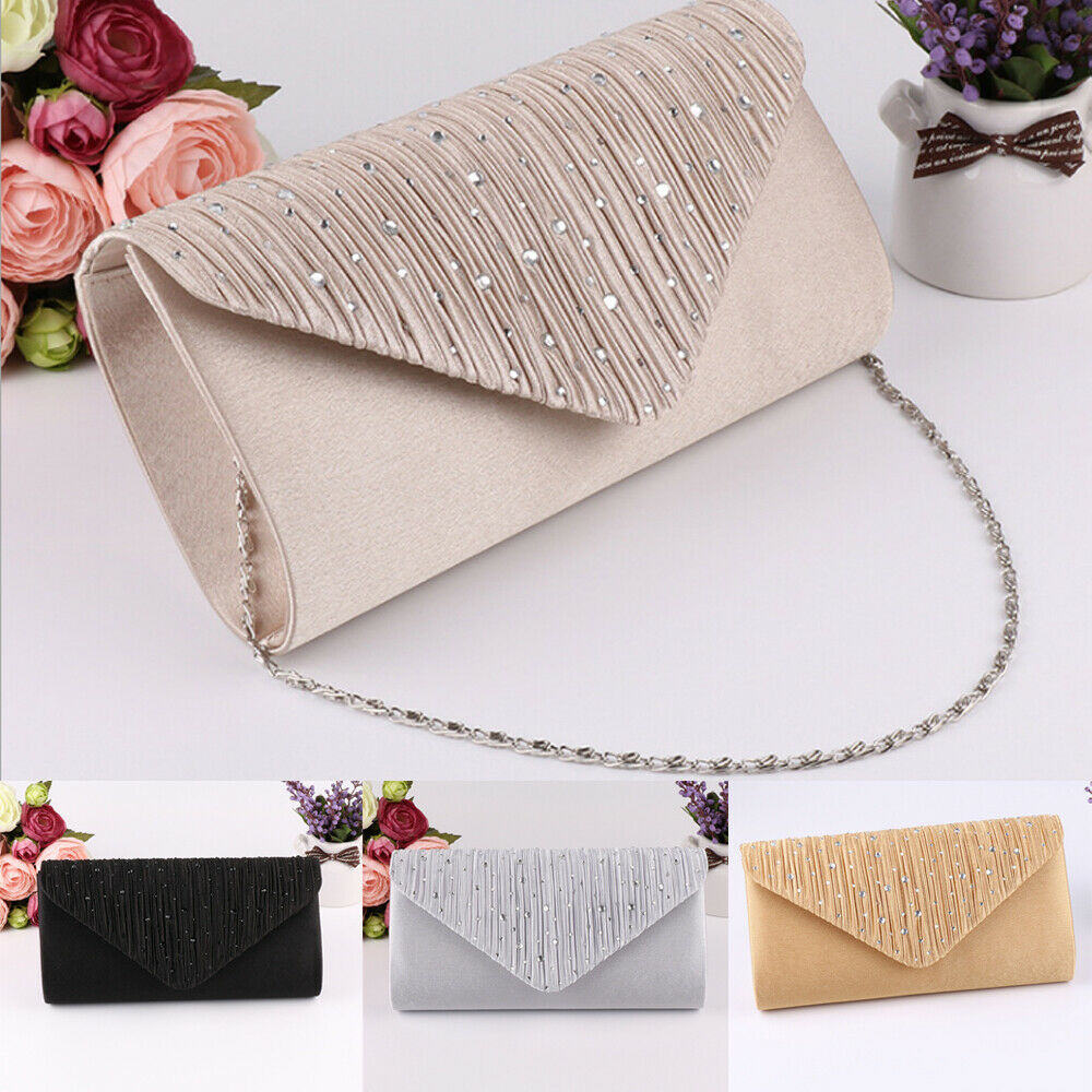 Pochette en diamant pour femmes, porte-cartes, à bandoulière, pour téléphone, pour bal de mariage,