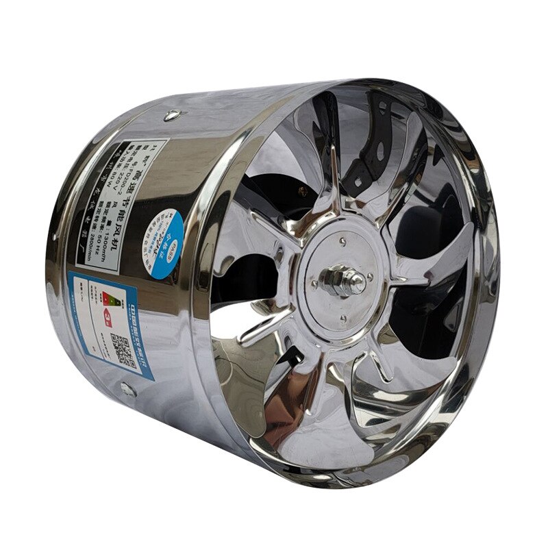 6&#39;&#39;8&#39;&#39; Keuken Ventilator Buis Extractor Muur Ventilatie Plafond Rvs Blower Metalen Luchtkanaal Reinigen Fan