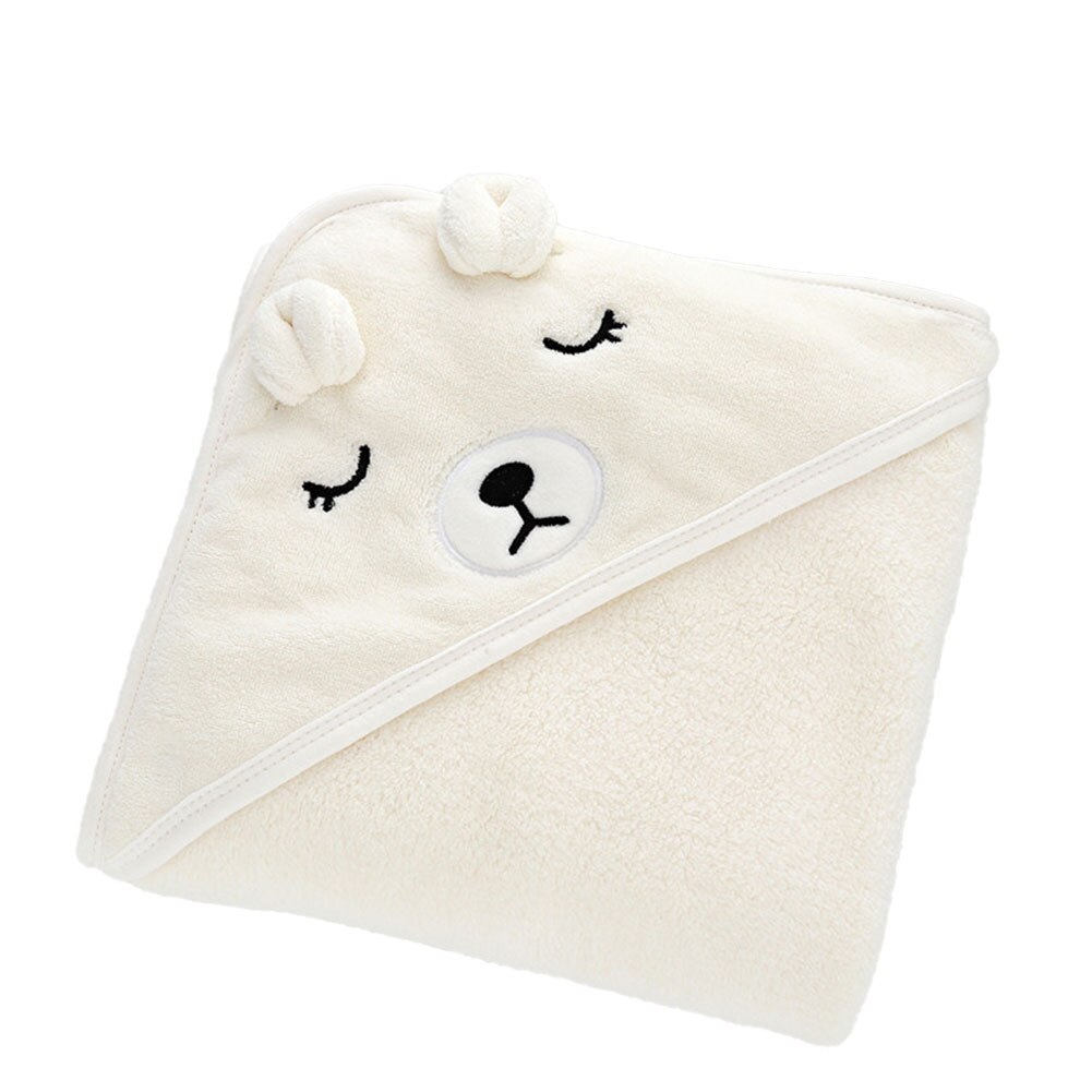 Toddler Baby Hooded Towels Newborn Kids Bathrobe Super Soft Bath Towel Blanket Warm Sleeping Swaddle Wrap for Infant Boys Girls: D