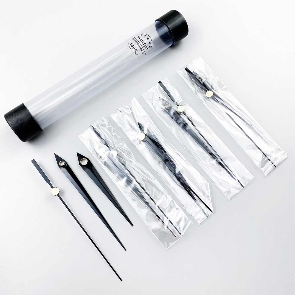 MCDFL Black Metal Clock Hands Wall Modern Home Decorations Living Room Decorative Antiques Watch Faces Deco Mechanism DIY