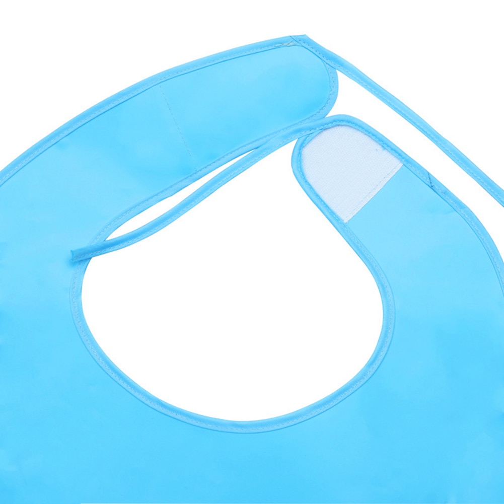 Leakproof Adult Bibs Elderly Apron Waterproof Mealtime Clothing Protector Washable Supplies Blue Adult Bibs for Women Men Use