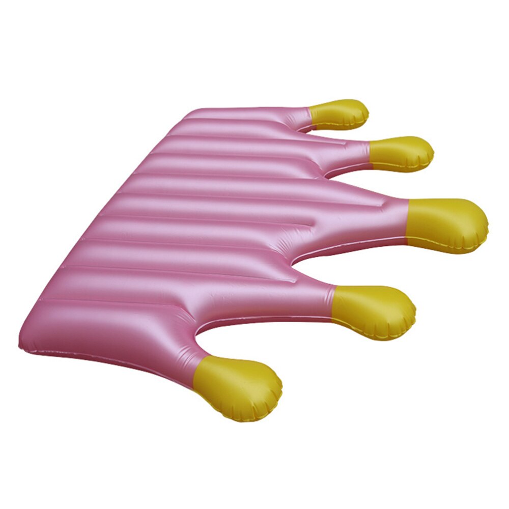 1PC Crown Shape Float Bed Inflatable Floating Bed Swimming Pool Mat Water Floating Cushion
