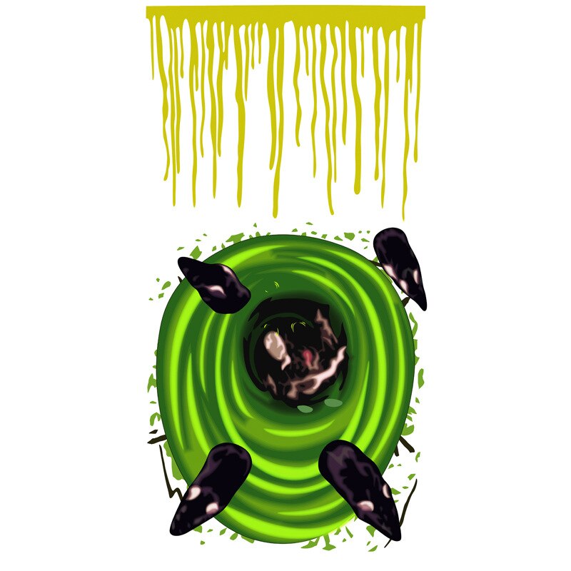 Closestool Sticker Personality Terror Style Sticker For Bathroom Decoration Home Decor Funny Closestool Sticker: D