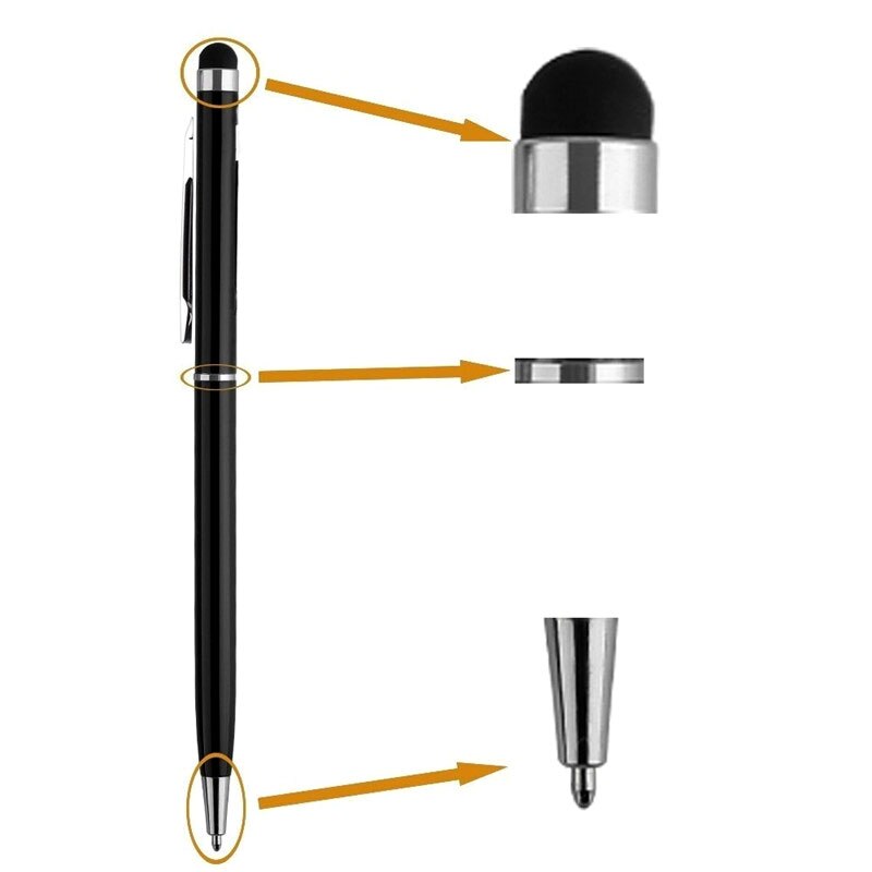 10 st universal kapacitiv stylus penna kompatibel apple anroids telefoner bärbar dator  hj55