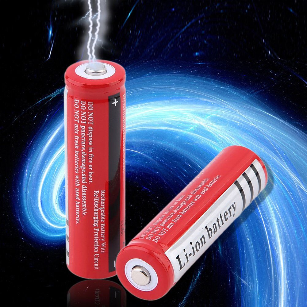 18650 Lithium Batterij 3.7 V Volt 4200Mah Brc 18650 Oplaadbare Batterij Li-Ion Lithium Batterijen Voor Power Bank Torch