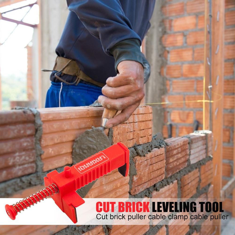 1Pair Brick Liner Wall builder building wire frame brick Liner Runner Wire Drawer Bricklaying Tool Fixer for Building Constructi