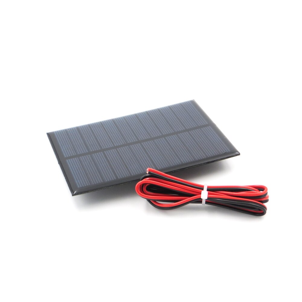 6v 183ma 1.1 watin jatkojohto aurinkopaneeli monikiteinen pii diy akkulaturi pieni mini aurinkokenno kaapeli lelu 6 voltti