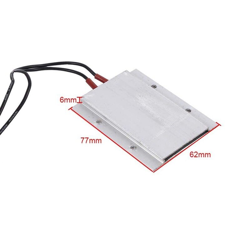 2PCS PTC Heating Element 12V 24V 110V 220V Constant Temperature Thermistor Air Heating Sensor Aluminum Hair Dryer Curlers Heater