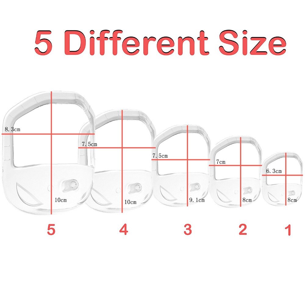 5 Teile/satz Bart-Styling Werkzeuge für Männer Ziegenbart Gestaltung Vorlage Bart Rasieren Gesicht Pflege Modellierung Werkzeug für Mann