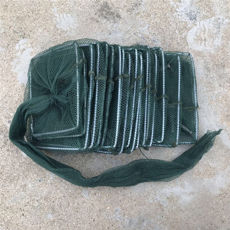 Foldable Fishing Net Multifunctional Portable Nylon Fishing Net Crab Crayfish Lobster Catcher Live Trap Fish Net Fishing Tools