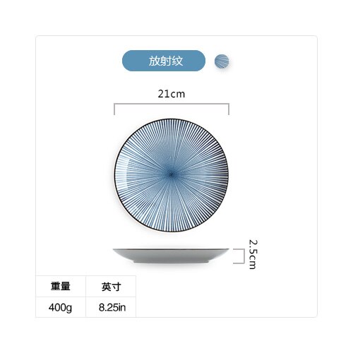Japanese Ceramic Tableware Dinner Porcelain Dinnerware T Kitchen Plate Dishes for Restaurant White Porcelain Dishes & Plates: 4