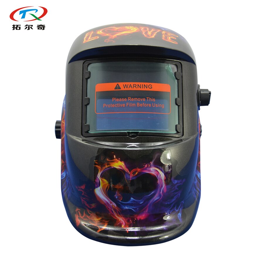 black tig welding mask PP auto darkening welding helmet Brand Skull Solder Full Automatic Solar and Battery Supply HD11(2200DE)