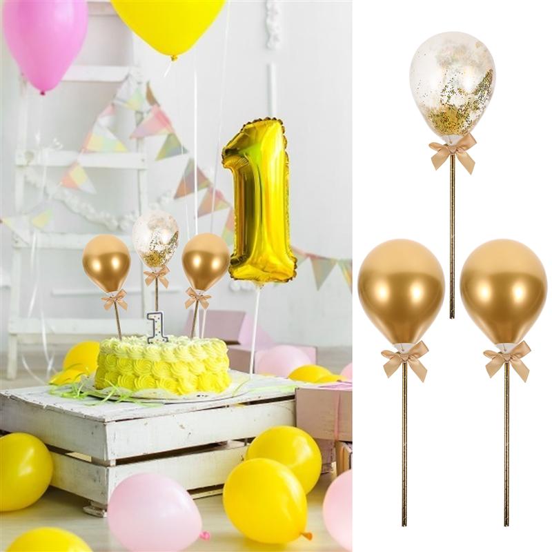 1 Set Cake Toppers Cake Decoratie Cake Ballon Topper Ballon Taart Cupcake Topper Taart Partij Decoratie Benodigdheden