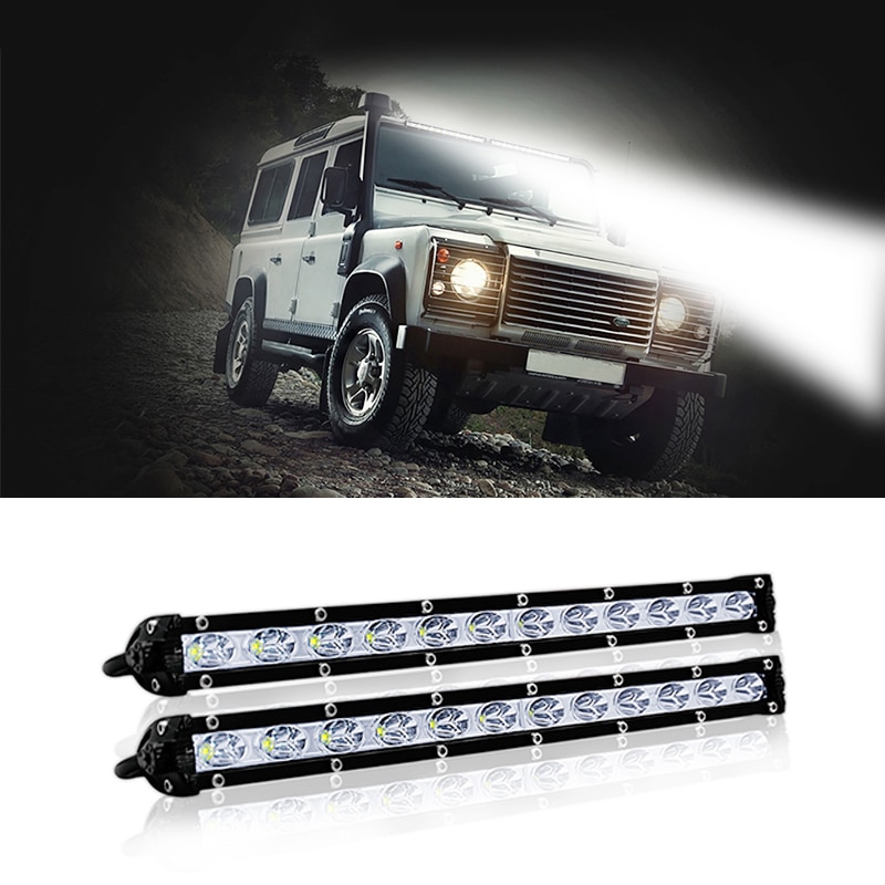 1 pc offroad accessoires led verlichting bar 4x4 LED lampen voor auto's spotlight 12 volt auto led lights trailer tractoren atv licht