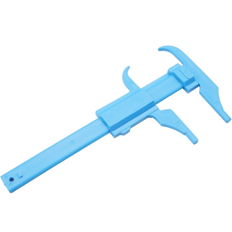 Eyebrow Measuring Ruler Brow Mapping Ruler Tool Mini Vernier Caliper Double Scale Plastic Ruler Sliding Gauge Ruler