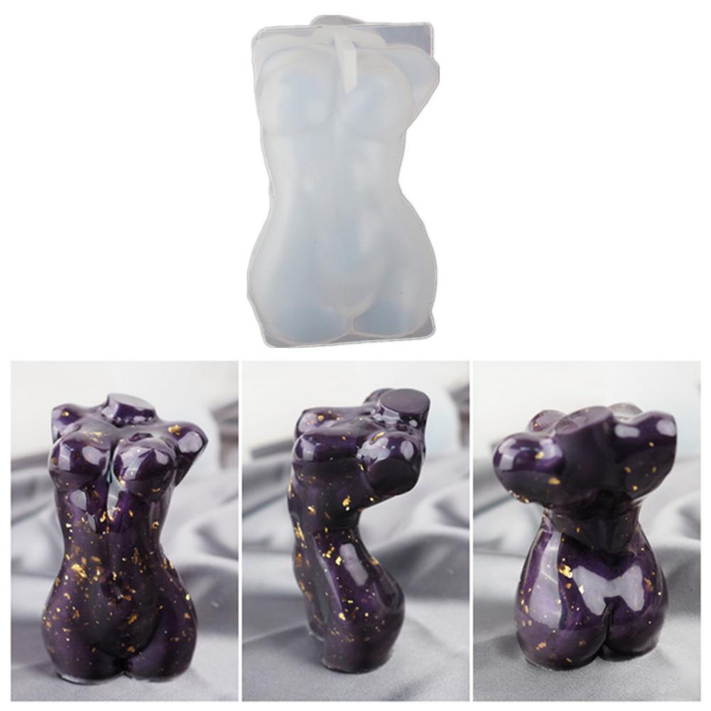 Femme nue corps argile Silicone moule modèle corps résine époxy moule pour décoration de gâteau