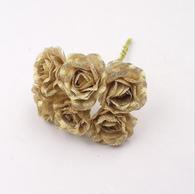 8/10/12/90/144 stücke Handwerk Blumen Materialien Diy Kasten Kranz Sammelalbum Staubblatt Beere Obst Bündel Gold Künstliche Pflanzen: Modell 11