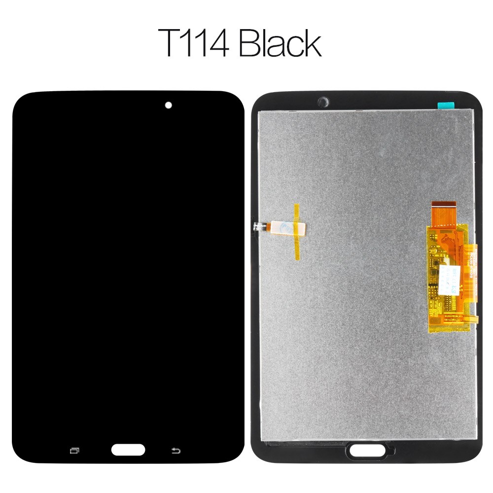 For Samsung Galaxy Tab 3 SM-T110 SM-T111 SM-T113 SM-T116 SM-T114 LCD Display Touch Screen T110 T111 T113 T116 T114 Assembly: T114 black