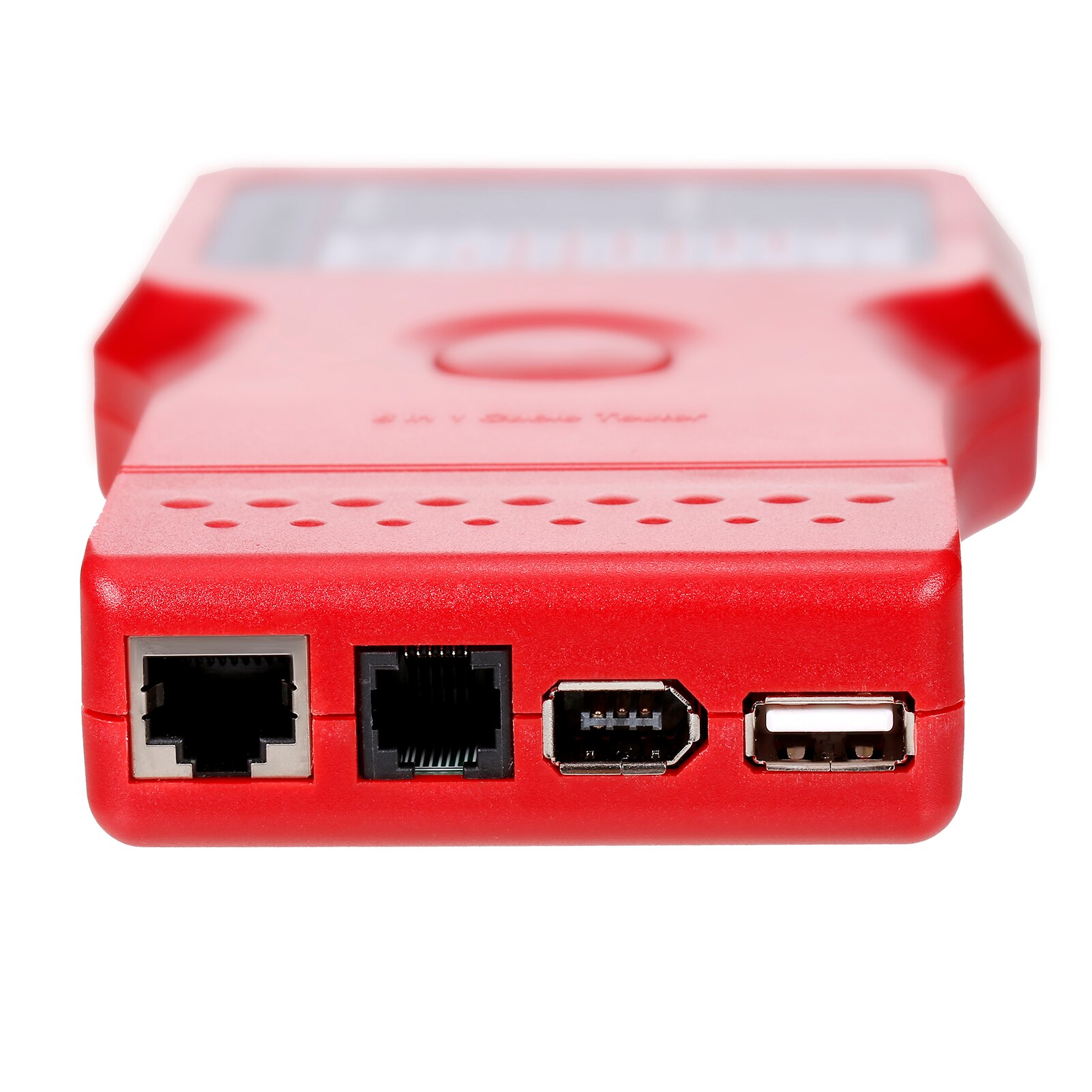 Multifunktions-netzwerkkabeltester mit fernbedienung 5-- in- -1 1394  rj45 rj11- adrig, utp-, stp- und bnc-kabeltester