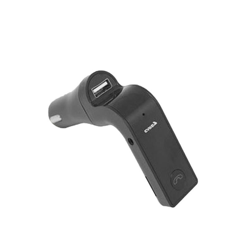 G7 Car MP3 Player Hands Free Wireless Bluetooth FM Transmitter AUX Modulator Car Kit Black