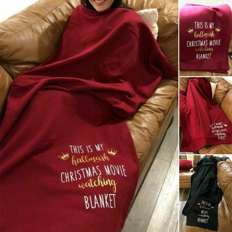 Arrivals Letter This is My Hallmark Christmas Soft Throw Blanket Movie Watching Blanket Funny Throws Festival
