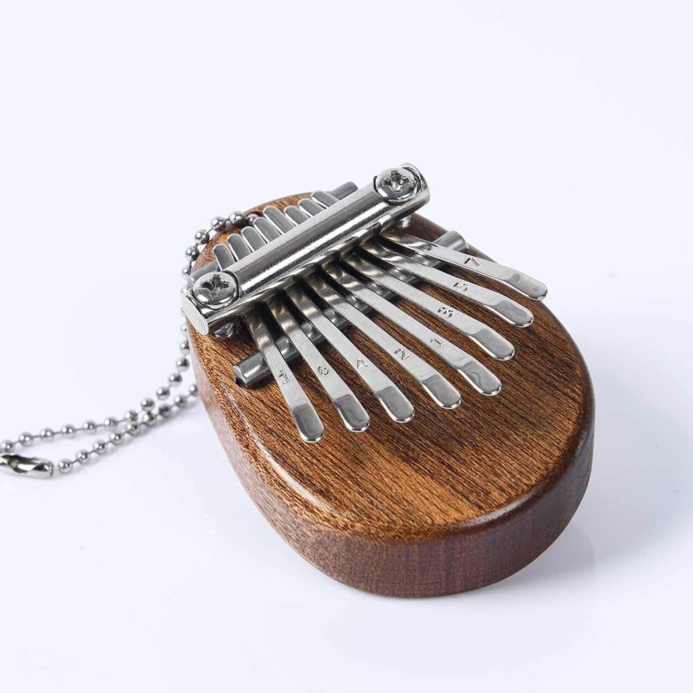 8 Toetsen Kalimba Draagbare Duim Piano Vinger Percussie Mini Thumb Piano 8 Tone Leuke Draagbare Muziekinstrument Kerstcadeau