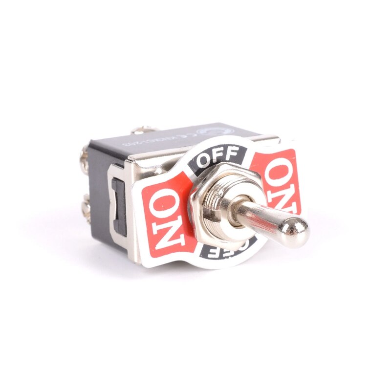 12V Car 15A Universal Metal On/Off/on Centre Off Toggle/Flick Switch Double Pole