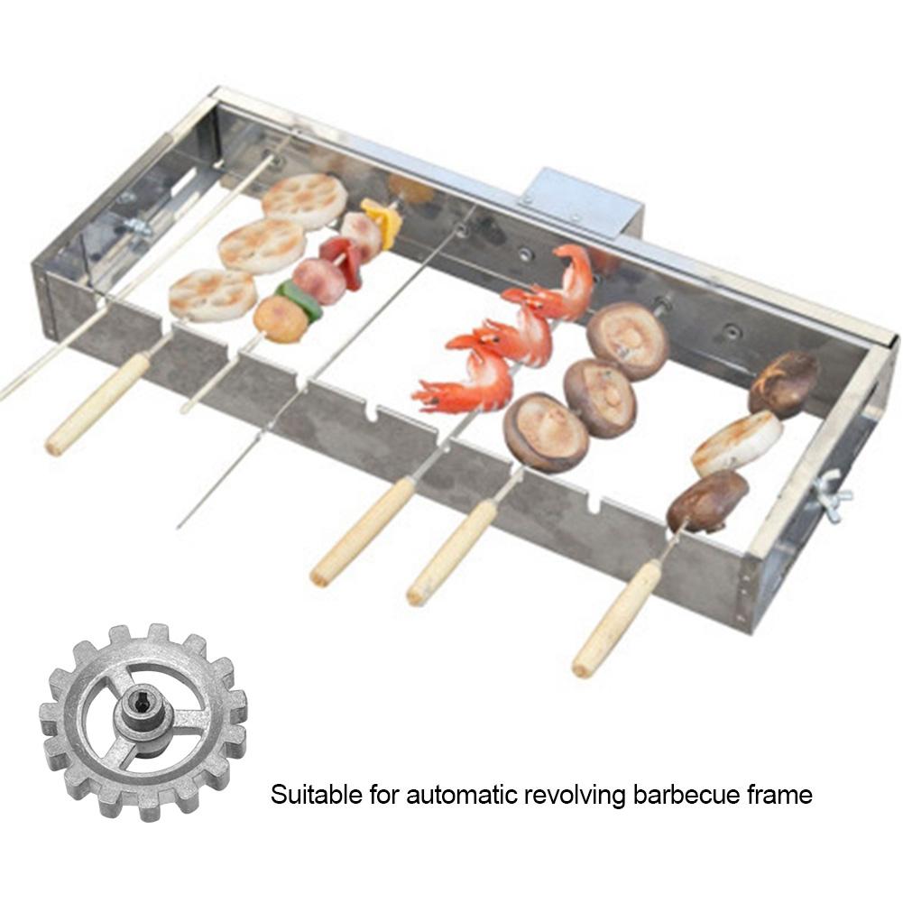 Accessoires de Barbecue à rotation automatique | Bricolage, engrenages à moteur électrique pour toutes sortes d'aiguilles à cuisson plates